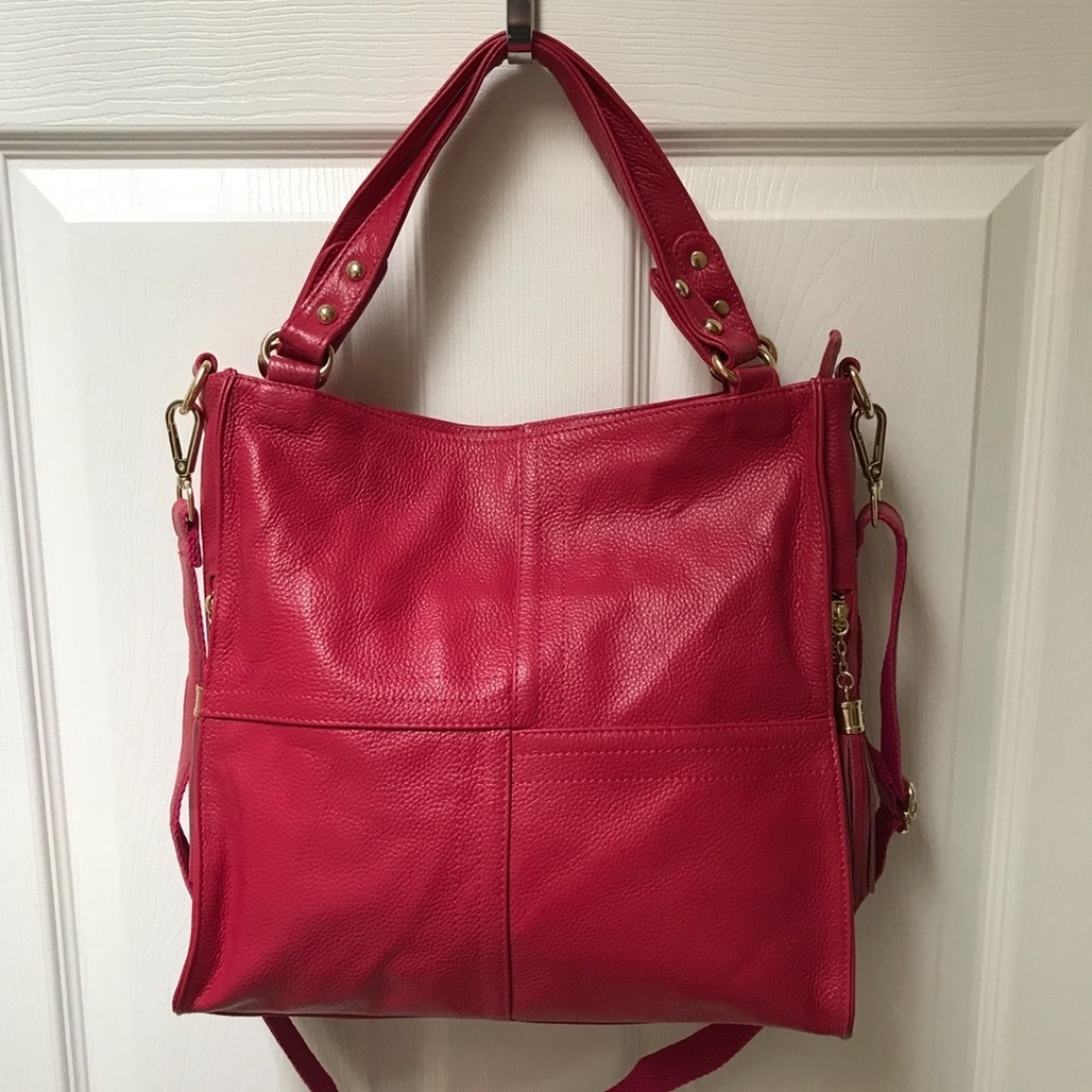 Xmas Gift - Genuine Italian Leather Shoulder/Crossbody Bag
